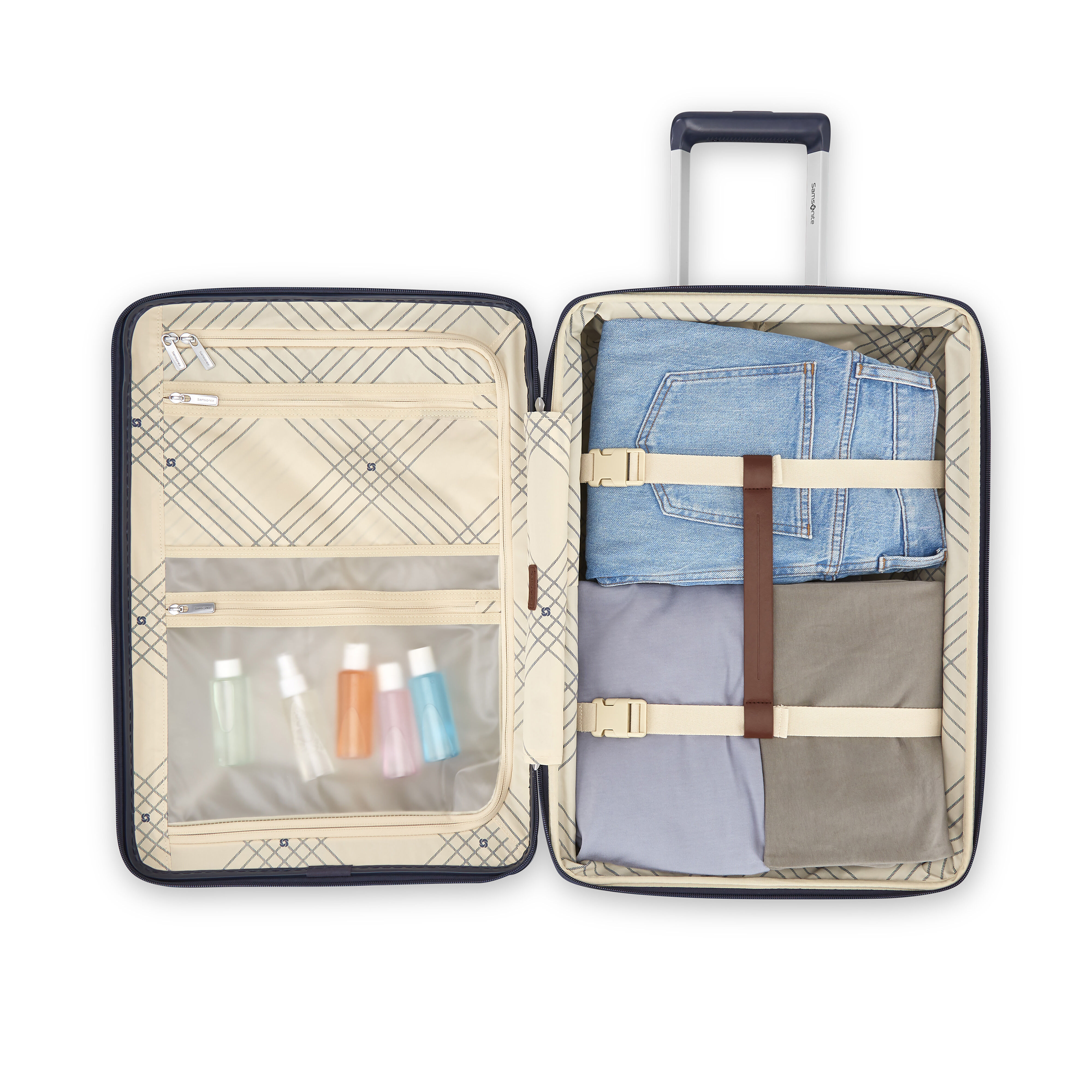 Virtuosa Carry-On Spinner in the color Navy. image number 2
